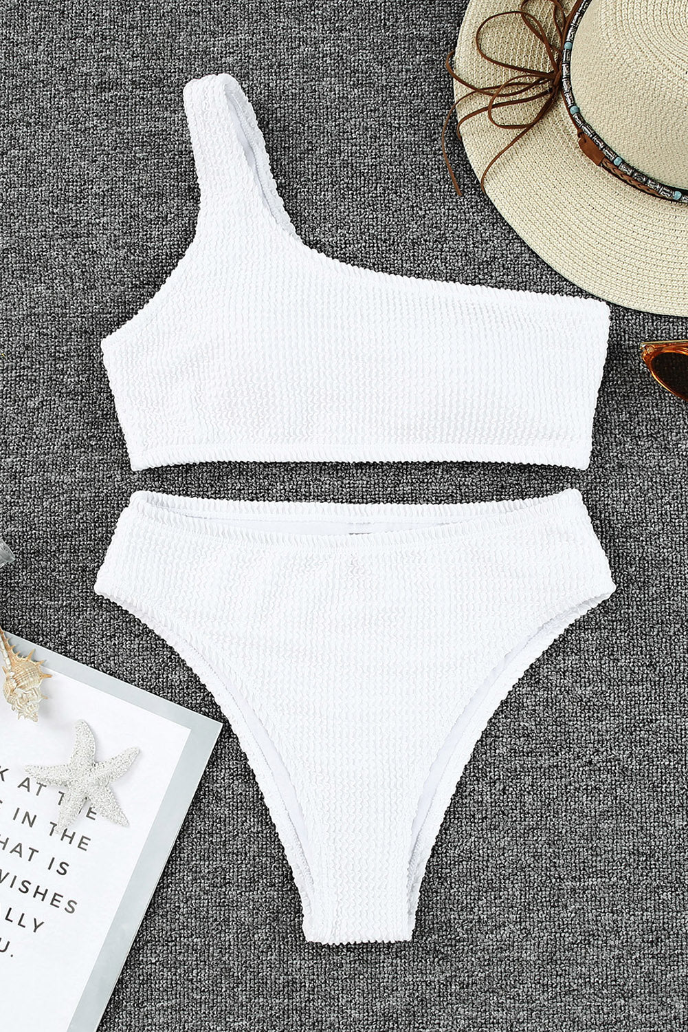 Single Shoulder Bikini Set